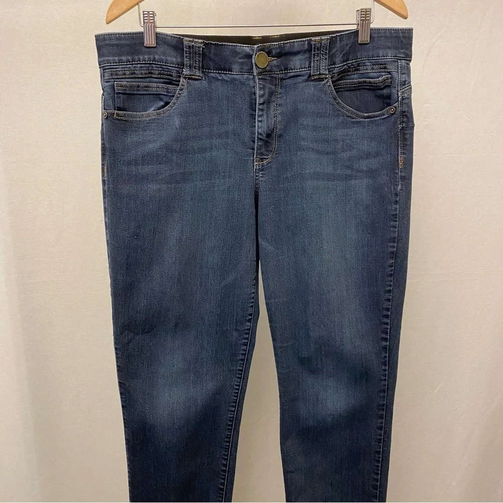 Democracy 16 Jeans Ab Technology Skinny Stretch Womens Mid Rise B1226ADBX